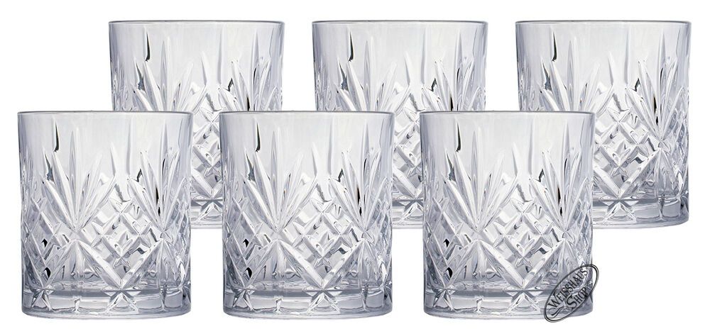 Set Di Bicchieri Da Whisky In Vetro Verde Vintage Da 8 Pezzi Da