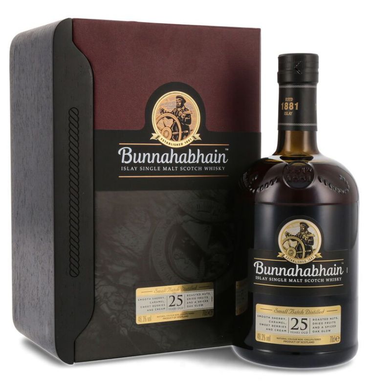 Bunnahabhain 25 YO Islay Single Malt Whisky 46,3% vol. 0,70l ...