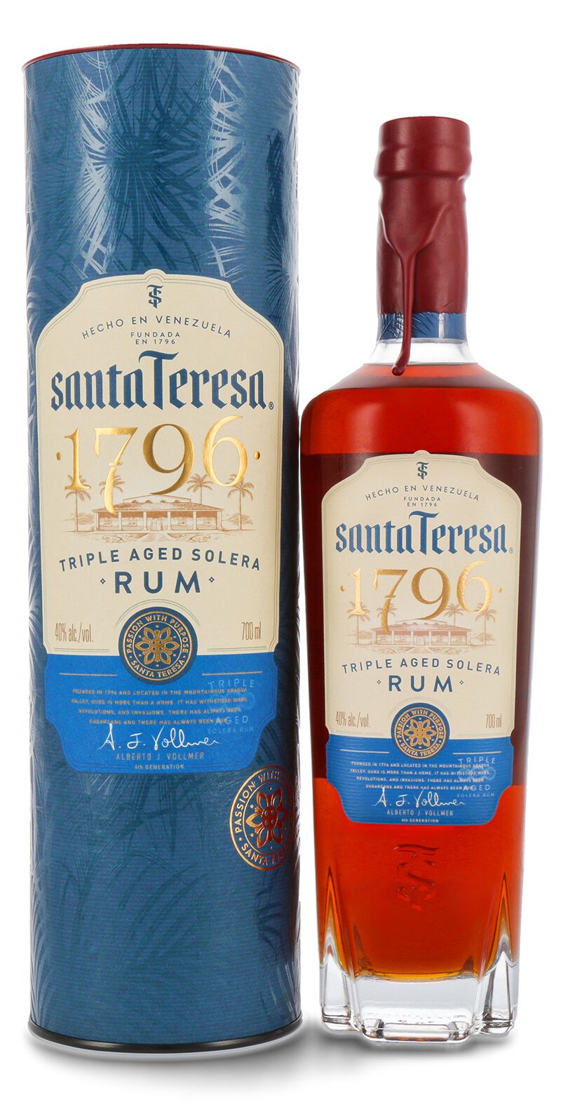 Santa Teresa 1796 Antiguo de Solera Rum 40% vol. 0,70l | Weisshaus Shop