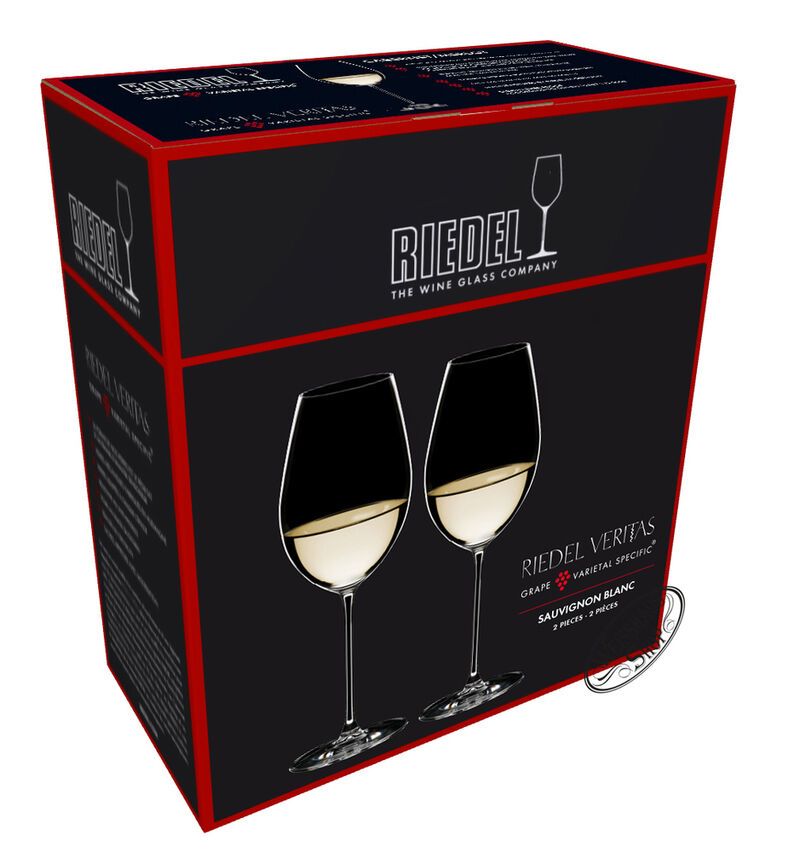 Calici Da Champagne Riedel Veritas Set Di 2 - In Cristallo, Design Elegante, Altezza 9 1/4 Pollici